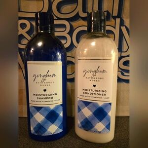 Bath & Body Works Gingham Shampoo and Conditioner Set